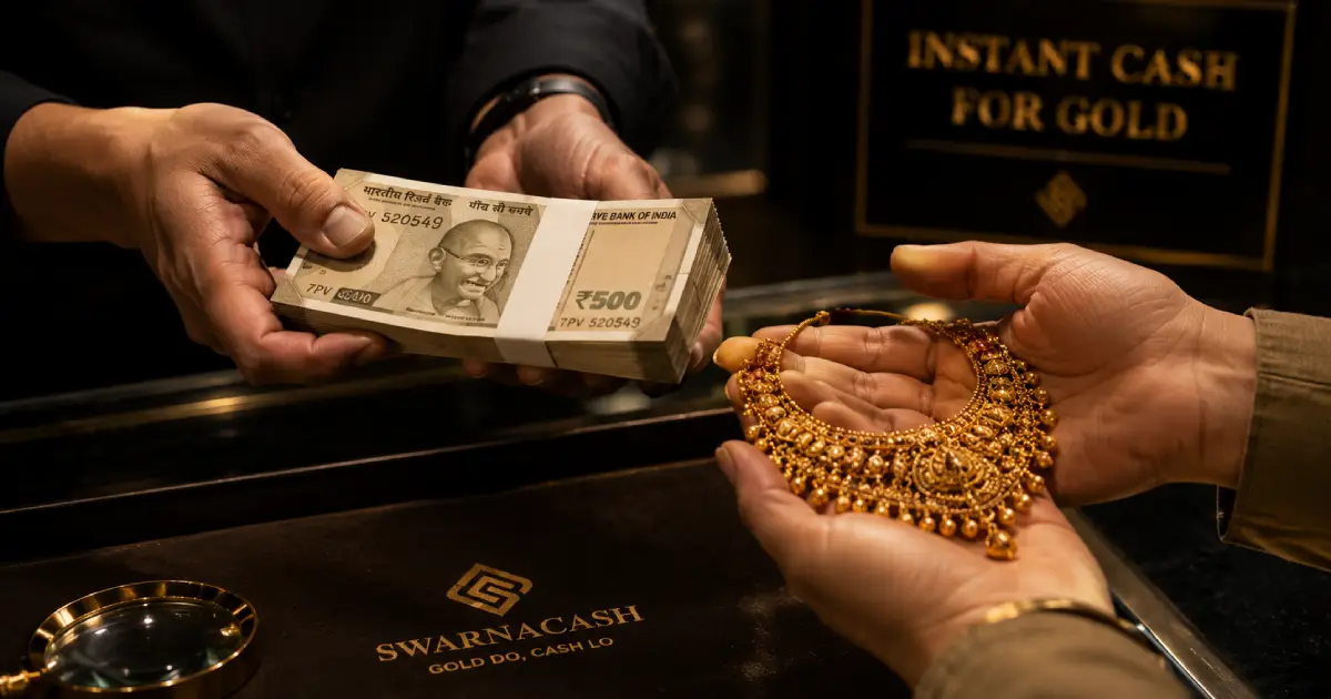 Instant cash for gold payment
