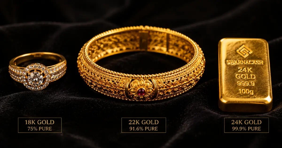Live gold rate display