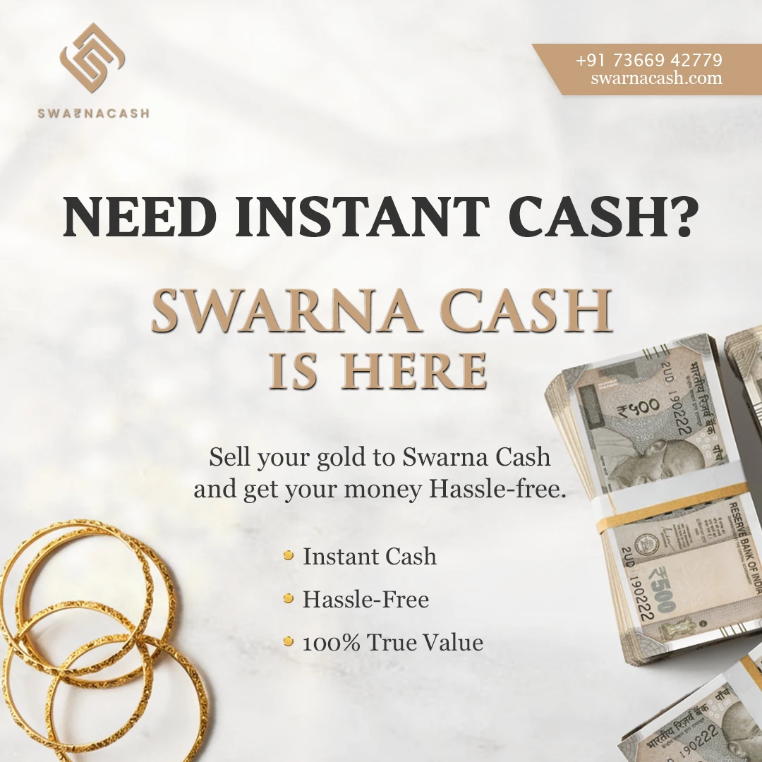 Need instant cash? Sell your gold hassle-free today.