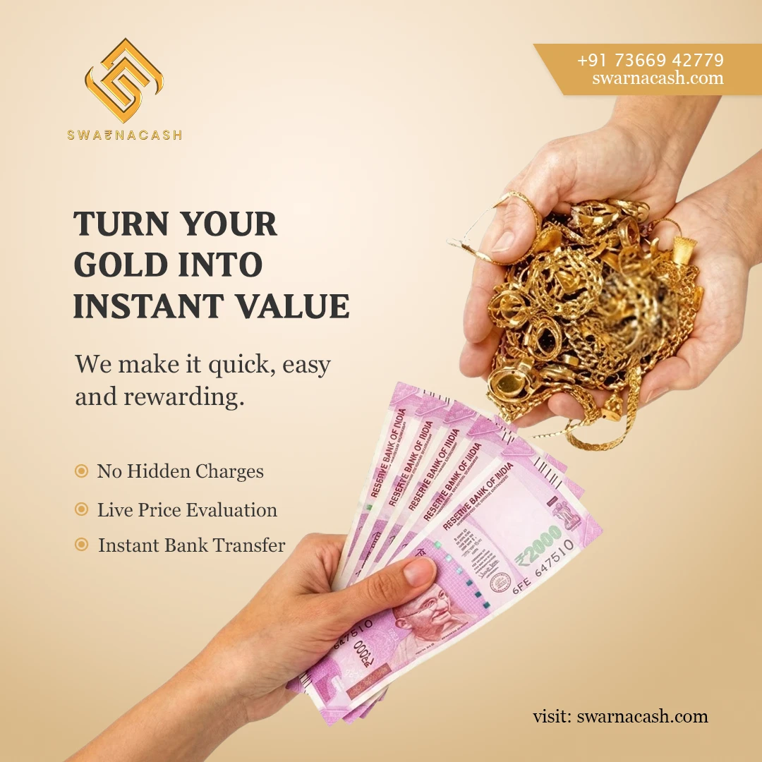 Swarna Cash providing powerful, fast, and reliable gold buying services.